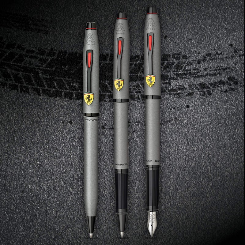 Cross Century II Scuderia Ferrari Rollerball Pen, Includes Luxury Gift Box - Titanium Grey Satin Lacquer - Image 4
